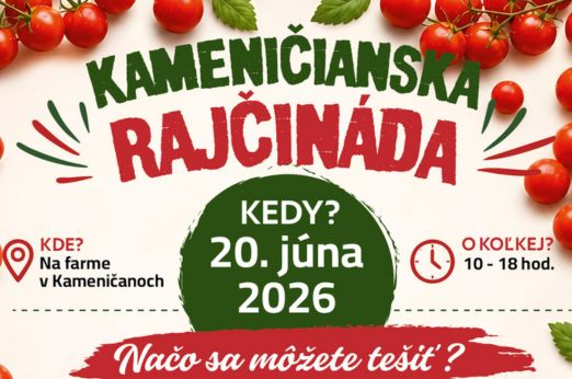 Kameničianska rajčináda 2026 🍅